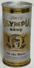 Olympia 'Little Oly' Beer 7 Oz EMPTY Flat Top Beer Can With Vanity Lid picture