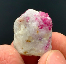 6g Natural Ruby Crystal Cluster On Matrix Mineral Specimen/Jegdalak Afghanistan. picture