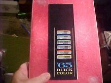 1965 BUICK COLORS CATALOG FOLDER NEW picture