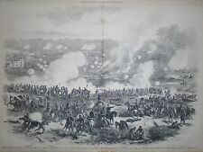 1862 Leslie's Weekly Centerfold-Battle of White Oak Swamp Bridge; Rebel Advance picture