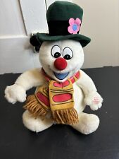 Vintage GEMMY 12” Frosty The Snowman Plush Singing Dancing Plush - WORKING picture