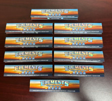 Elements King Size Slim Ultra Thin Cigarette Rolling Papers 10 PACKS -NEW picture