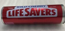 Vintage Wild Cherry Lifesavers Candy Tin Bank Secret Hide A Way Decoration 7”x2” picture