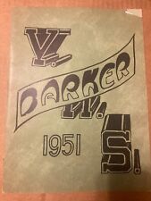 Vintage 1951 Vicksburg MI High School YEARBOOK Barker class record history picture