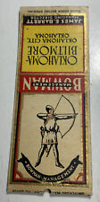 Biltmore Hotel Matchbook Cover ￼￼￼ Oklahoma City￼￼ picture