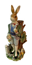 Fitz & Floyd - Old World Rabbits Candle Holder (Gentleman) 11