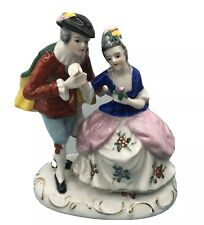 Vintage Japan  Porcelain  Colonial Couple Man  & Woman Figurines picture