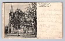 Welleville NY-New York, First German Lutheran Church, Religion Vintage Postcard picture