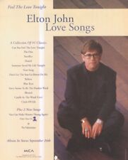 HFBK41 PICTURE/ADVERT 13X11 ELTON JOHN : LOVE SONGS picture