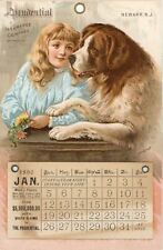 Prudential Insurance Co. of America Calendar dated 1890 - Insurance - Insurance picture