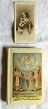 Vintage 1936 Pray Always Book Prayers & Instruction for Children + Holy Card picture