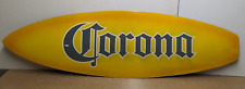 Corona Beer Cerveza 4 ft Porcelain on Metal Surfboard Sign picture
