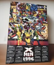 X-MEN Calendar Poster 1996- Original Vintage 24x35.5 picture