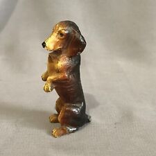 Vintage German Heyde Cold Painted Dachshund ~ Begging Pose picture