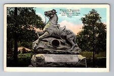 Chattanooga TN-Tennessee, Wisconsin Monument Riderless Horse, Vintage Postcard picture