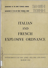 219 Page 1953 TM 9-1985-6 Italian French Explosive Ordnance Technical Manual CD picture