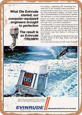 METAL SIGN - 1968 What Ole Evinrude Started Vintage Ad picture