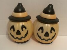 Vintage Empire Blow Mold Jack O Lantern Halloween Pathway Light Toppers 9