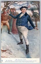 Tuck's Postcard~ Mr. Pickwick Slides~ Character Sketches From Charles Dickens picture