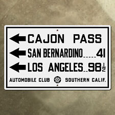 Cajon Pass highway sign California Los Angeles US Route 66 91 395 ACSC 15x9 picture