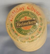 Vintage Heineken Holiday Cheer coasters over 40 double sided picture