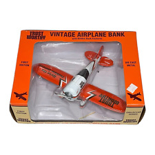 LIBERTY CLASSICS TRUST WORTHY DIE-CAST AIRPLANE BANK picture