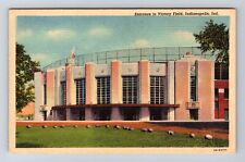 Indianapolis IN-Indiana, Entrance to Victory Field, Antique Vintage Postcard picture