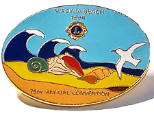 Lion's International Virginia Beach 1998 75th Annual Convention Lapel Pin picture
