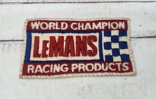 1970s Vintage LeMans Racing Products Embroidered Patch World Champion picture