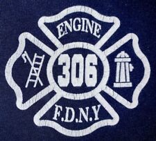 FDNY NYC Fire Department New York City T- Shirt Sz XL Engine 306 Queens picture