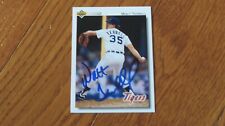 Walt Terrell Autographed Hand Signed Card 1992 Upper Deck Detroit Tigers picture