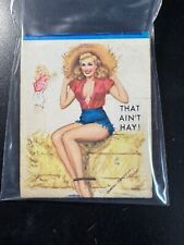 MATCHBOOK - PIN-UP - CLARENCE'S SVC STATION - SINCLAIR PRODUCTION  - UNSTRUCK picture