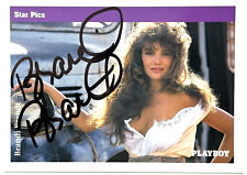 STAR PICS Auto/Signature Card ~ BRANDI BRANDT ~ Playboy Playmate October 1987 picture