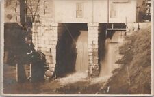 1908 SUPERIOR, Nebraska Real Photo RPPC Postcard DAM / Power House Spillway View picture