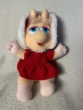 Miss Piggy Christmas Plush Doll Vintage 1987 Muppet Baby 10
