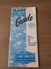 1969 Maine Motel And Restaurant Guide picture
