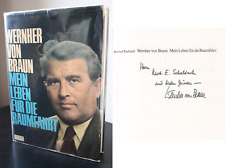 Wernher Von Braun ~ Signed My Life For Space Travel Autographed Book ~ PSA DNA picture