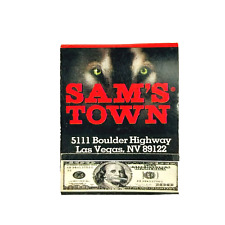 Vintage Sam's Town Hotel & Gambling Hall Las Vegas Nevada Advertising Matchbook picture
