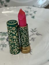 VINTAGE HELENA RUBINSTEIN LE LIP GLOSS STICK GREEN FLORAL TUBE PINKING SHEER picture