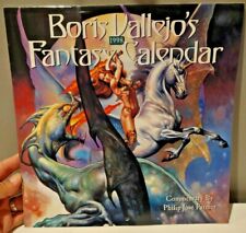 1998 Boris Vallejo Fantasy Wall Calendar w/ Centerfold Vallejo Obsession Unmark picture