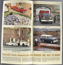 1966 Chevrolet Truck Mailer Brochure C10 C20 Camper Pickup Suburban Semi Cargo picture