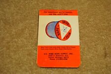 Vintage Union Wire Rope Tuffy Line Notepad Promo Advertising Pad picture