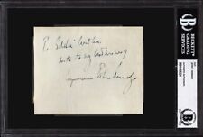 *John F. Kennedy JFK Signed Autographed Cut Signature Encapsulated BAS Beckett* picture