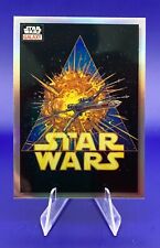2023 Topps Chrome Star Wars Galaxy Refractor #68 Just Like Back Home Luke picture