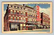 Clarksville TN-Tennessee, Hotel Montgomery, Exterior, Vintage Postcard picture