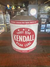 Three Star Kendall Gear Lube 5 Gallon Both Lids / Wooden Handle picture