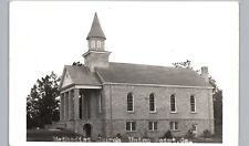 METHODIST CHURCH union point ga real photo postcard rppc historic georgia christ picture