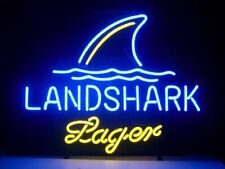New Landshark Lager Bar Beer Neon Light Sign 24