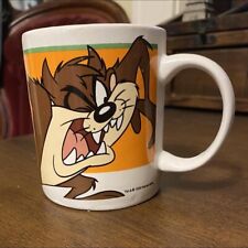 1998 Tasmanian Devil Coffee Mug Cup Warner Bros Looney Tunes Taz Gibson Vintage picture