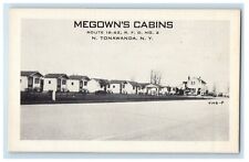 c1930's Megown's Cabins Restaurant Travel Motel Tonawanda New York NY Postcard picture